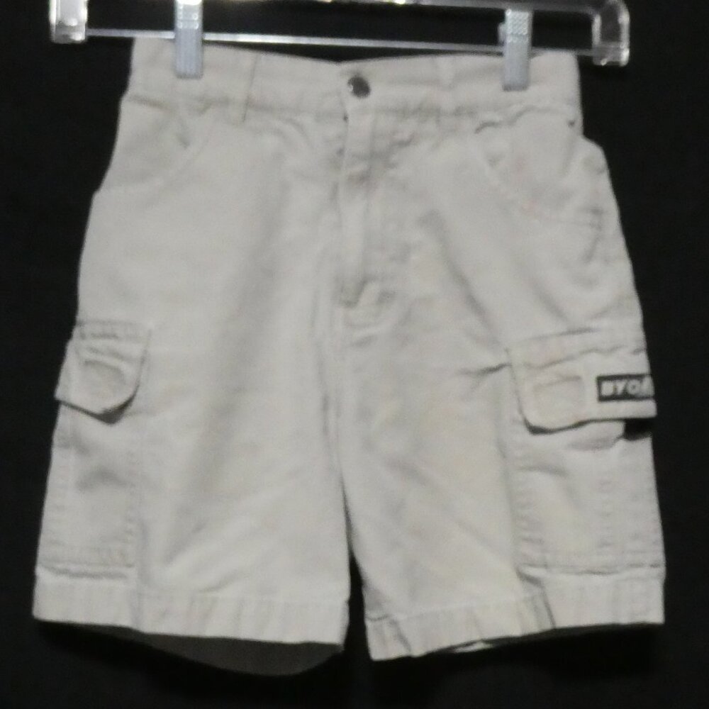 BYO BOY - Jeanswear - Sportswear | size 6x | Beige Cargo Shorts | Stretchy Waist